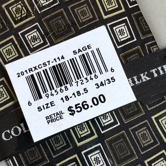 Alexander Julian Colours Dress Shirt & Silk Tie - Picture 13 of 15